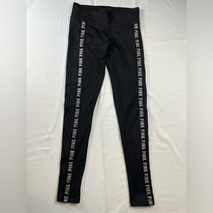 Victoria’s Secret - Women’s Leggings - Black - X-Small - PINK logo in Gray